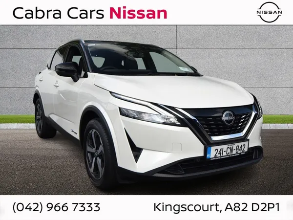 Nissan Qashqai MPV, Petrol Hybrid, 2024, White