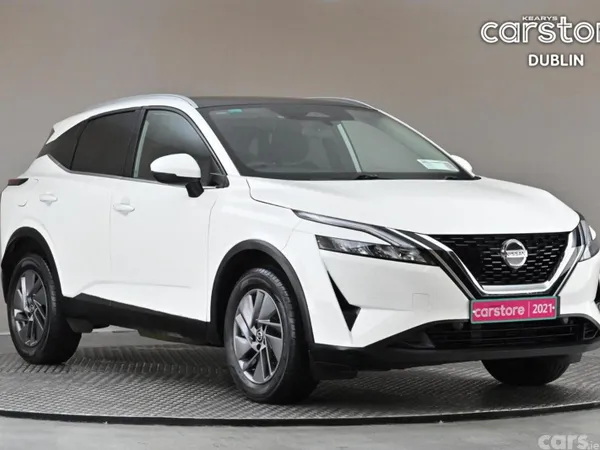 Nissan Qashqai SUV, Petrol Hybrid, 2021, White
