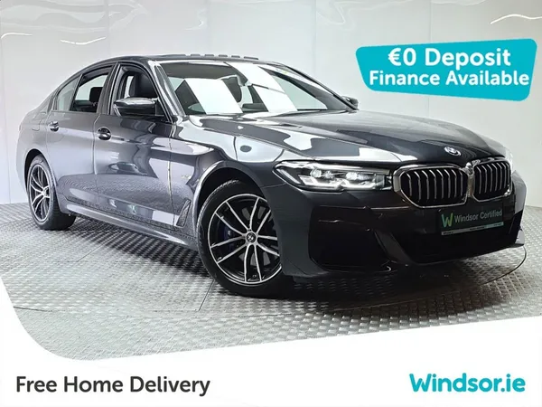 BMW 5-Series Saloon, Petrol Plug-in Hybrid, 2022, Grey