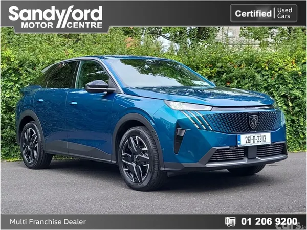 Peugeot 3008 SUV, Petrol Hybrid, 2026, Blue