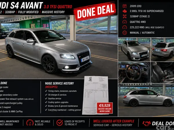 Audi S4 Estate, Petrol, 2009, Grey