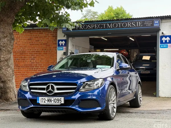 Mercedes-Benz C-Class Saloon, Petrol, 2017, Blue