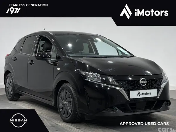Nissan Note Hatchback, Petrol Hybrid, 2022, Black