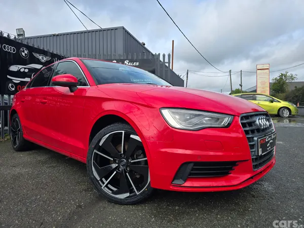 Audi A3 Saloon, Petrol, 2015, Red