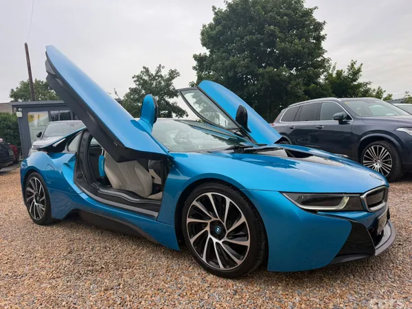 BMW i8 Coupe, Petrol Plug-in Hybrid, 2017, Blue