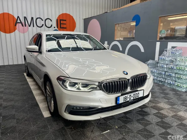 BMW 5-Series Saloon, Diesel, 2018, White
