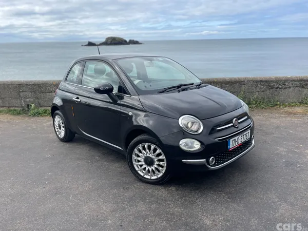 Fiat 500 Hatchback, Petrol, 2017, Black