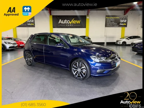Volkswagen Golf Hatchback, Petrol, 2019, Blue