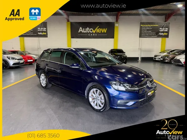 Volkswagen Golf Estate, Petrol, 2018, Blue