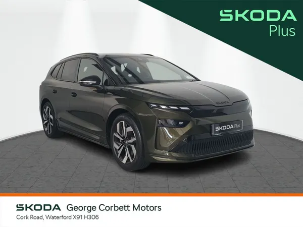 Skoda Enyaq SUV, Electric, 2025, Green