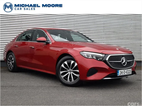 Mercedes-Benz E-Class Saloon, Diesel Hybrid, 2024, Red