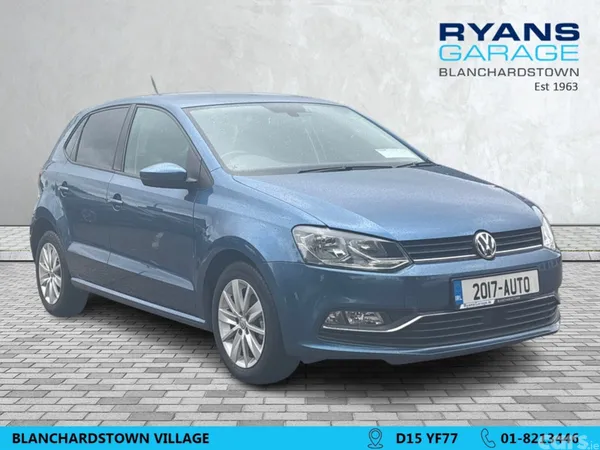 Volkswagen Polo Hatchback, Petrol, 2017, Blue