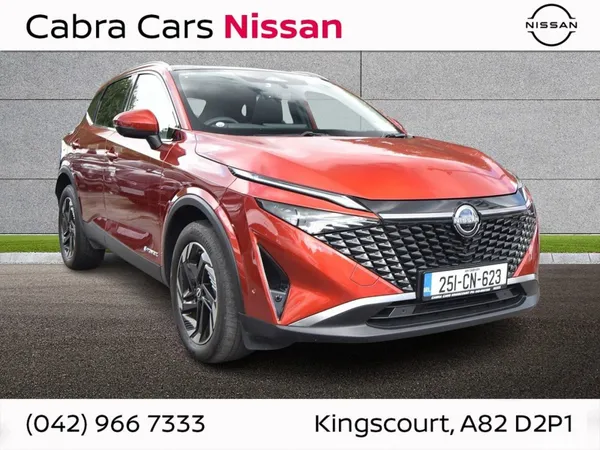 Nissan Qashqai MPV, Petrol Hybrid, 2025, Red