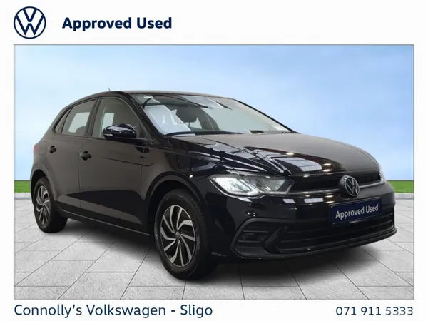Volkswagen Polo Hatchback, Petrol, 2023, Black