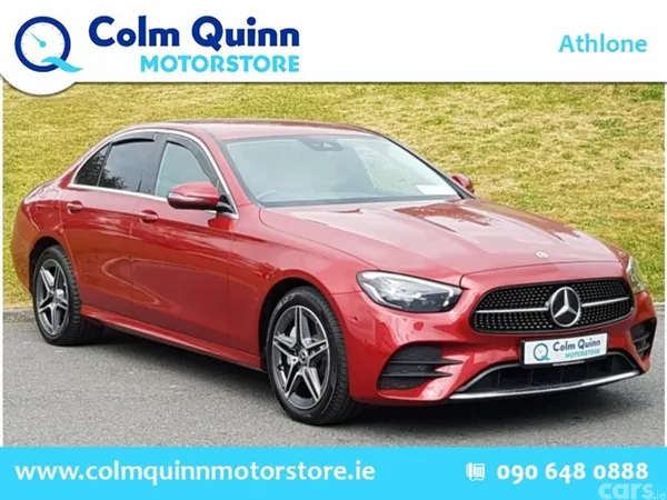 Mercedes-Benz E-Class Saloon, Diesel Plug-in Hybrid, 2022, Red