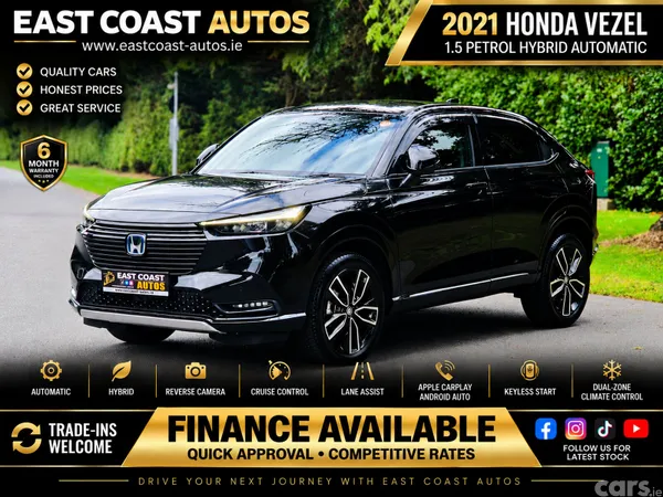 Honda Vezel SUV, Petrol Hybrid, 2021, Black