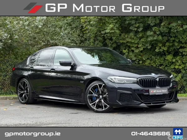 BMW 5-Series Saloon, Petrol Plug-in Hybrid, 2022, Black