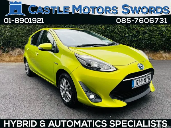 Toyota Aqua Hatchback, Petrol Hybrid, 2017, Green