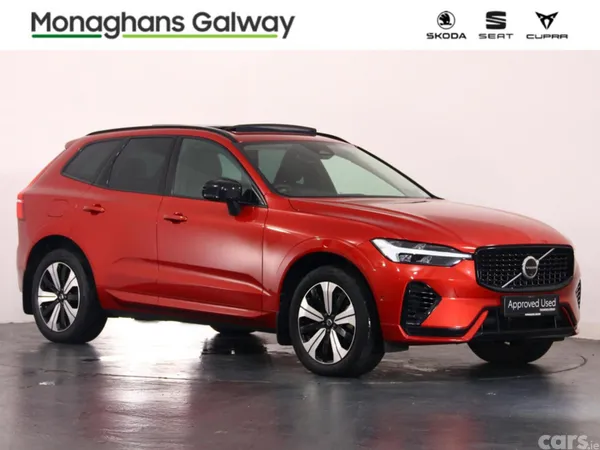 Volvo XC60 SUV, Petrol Plug-in Hybrid, 2023, Orange