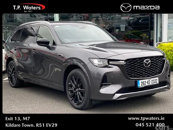 Mazda CX-80 SUV, Petrol Plug-in Hybrid, 2026, Grey