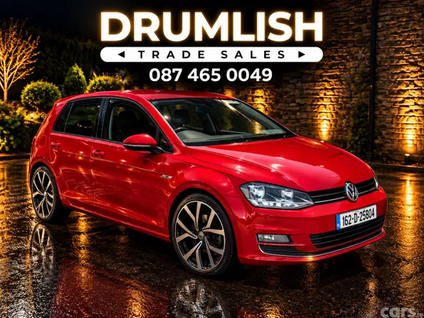 Volkswagen Golf Hatchback, Diesel, 2015, Red