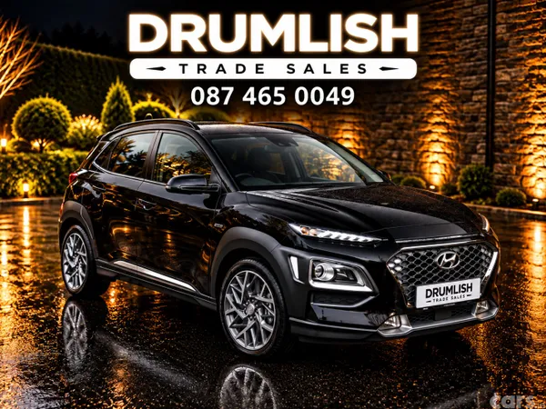 Hyundai KONA Hatchback, Petrol Hybrid, 2020, Black