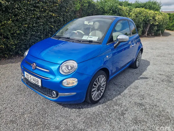 Fiat 500 Hatchback, Petrol, 2019, Blue