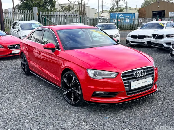 Audi A3 Saloon, Petrol, 2015, Red