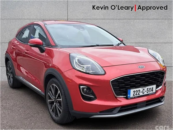 Ford Puma SUV, Petrol Hybrid, 2022, Red