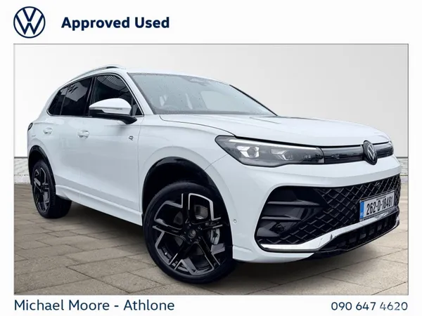 Volkswagen Tiguan SUV, Petrol Plug-in Hybrid, 2026, White