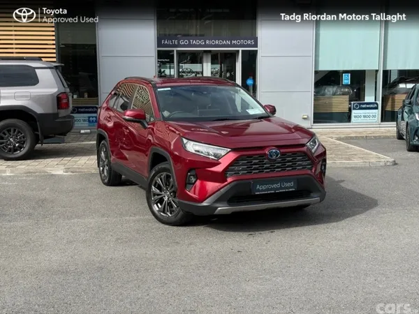 Toyota RAV4 SUV, Petrol Hybrid, 2023, Red