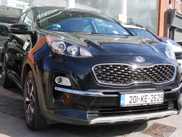 Kia Sportage SUV, Diesel Hybrid, 2020, Black