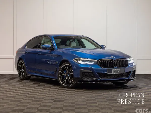 BMW 5-Series Saloon, Petrol Plug-in Hybrid, 2023, Blue
