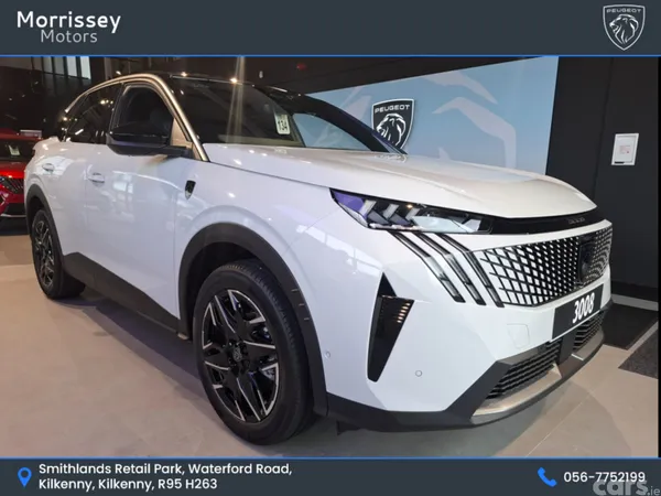 Peugeot 3008 SUV, Petrol Hybrid, 2026, White