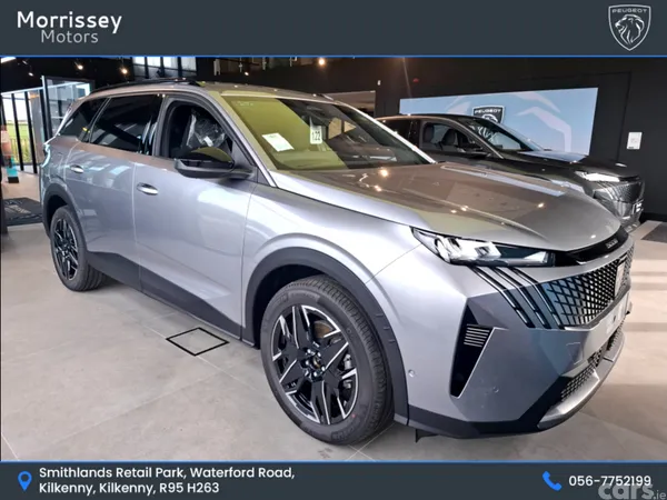 Peugeot 5008 SUV, Petrol Hybrid, 2026, Grey