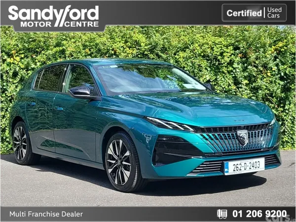 Peugeot 308 Hatchback, Petrol Hybrid, 2026, Blue