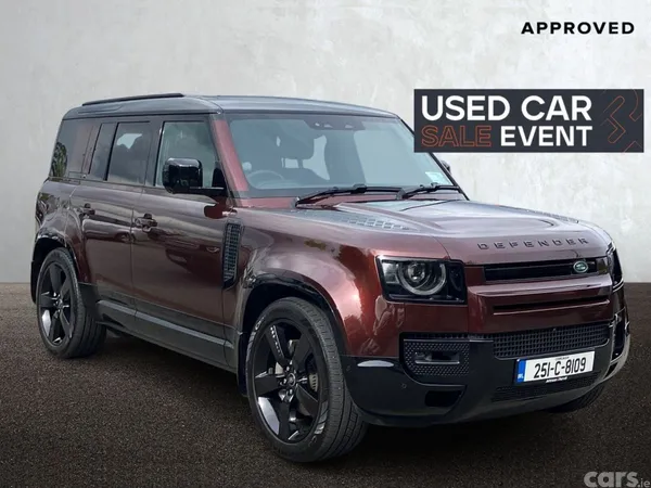 Land Rover Defender SUV, Petrol Plug-in Hybrid, 2025, Red