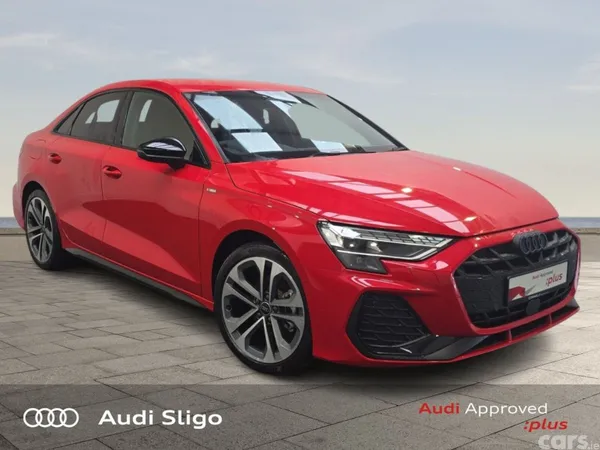 Audi A3 Saloon, Petrol, 2026, Red