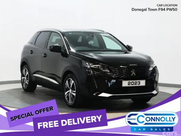 Peugeot 3008 Hatchback, Petrol Plug-in Hybrid, 2023, Black