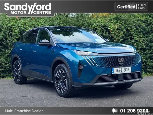 Peugeot 3008 SUV, Petrol Hybrid, 2026, Blue