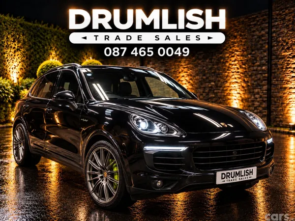 Porsche Cayenne SUV, Petrol Plug-in Hybrid, 2016, Black