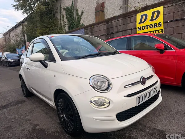 Fiat 500 Hatchback, Petrol, 2017, White