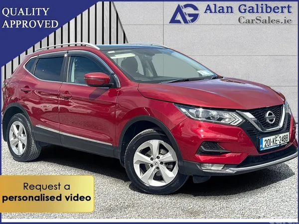 Nissan Qashqai MPV, Petrol, 2020, Red