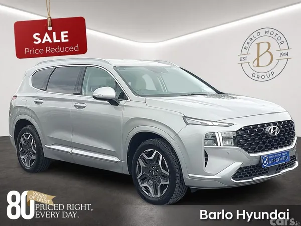 Hyundai Santa Fe SUV, Petrol Plug-in Hybrid, 2022, Grey
