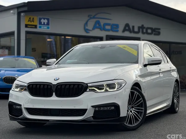 BMW 5-Series Saloon, Petrol Plug-in Hybrid, 2017, White