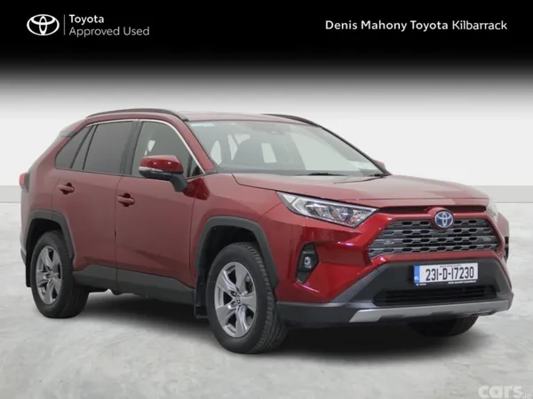 Toyota RAV4 SUV, Petrol Hybrid, 2023, Red