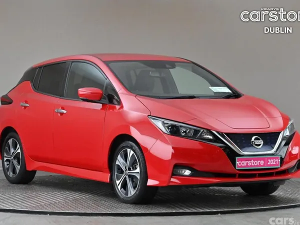 Nissan Leaf Hatchback, Electric, 2021, Red