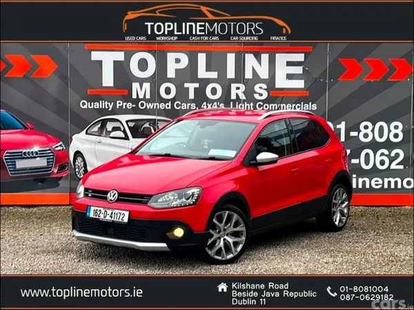 Volkswagen Polo Hatchback, Petrol, 2016, Red