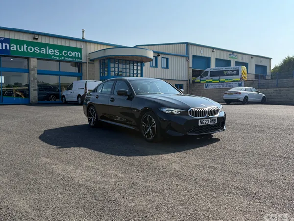 BMW 3-Series Saloon, Petrol Hybrid, 2023, Black