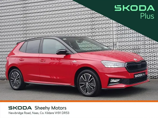 Skoda Fabia Hatchback, Petrol, 2023, Red